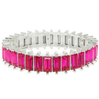 BAGUETTE CUT CRYSTAL BRACELET