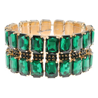 BAGUETTE CUT CRYSTAL STRETCH BRACELET