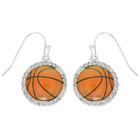 GAMEDAY BASKETBALL DANGLE EARRINGS