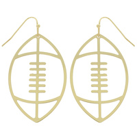 GAMEDAY FOOTBALL CUTOUT DANGLE EARRINGS