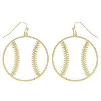 GAMEDAY BASEBALL DANGLE EARRINGS