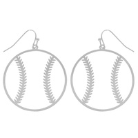 GAMEDAY BASEBALL DANGLE EARRINGS