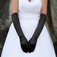 LONG SATIN GLOVES