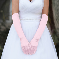 LONG SATIN GLOVES