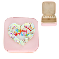 HAPPY BIRTHDAY THEME JEWELED JEWELRY BOX