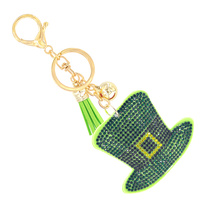 ST. PATRICK'S TOP HAT KEYCHAIN