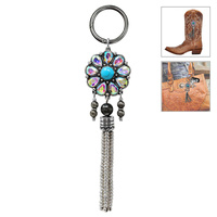 WESTERN CONCHO BOOT CHARM & KEY CHAIN