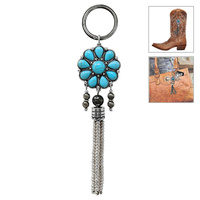 WESTERN CONCHO BOOT CHARM & KEY CHAIN