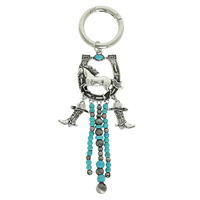 WESTERN CONCHO BOOT CHARM & KEY CHAIN