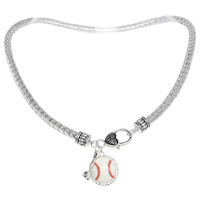 GAMEDAY BASEBALL CHARM NECKLACE