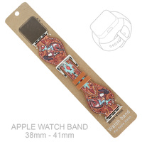 WESTERN RODEO COWBOY APPLE WATCH LEATHER BAND