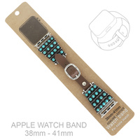 WESTERN TRAPEZOID CONCHO APPLE WATCH BAND
